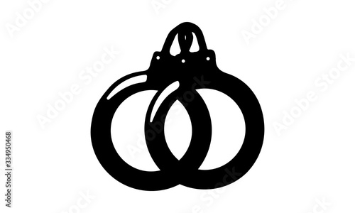 Arrested, criminal, defense, handcuffs, justice, man, prison,court,law,crime,jury free vector image icon
