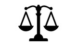 Equality, judiciary symbol, justice scale, political justice, social justice,Court, judge, law, scales, tribunal free vector icon
