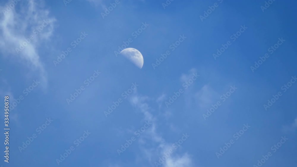 Moon movement time lapse. Moonrise copy space background. Time is running concept. Mid moon pattern. Moon movement time lapse. Moonrise copy space background. Time is running concept. Mid moon pattern.