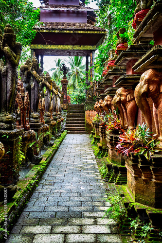 Wallpaper Mural Details of Thai temple. Dusit Dhewa. Koh Samui. Thailand. Torontodigital.ca