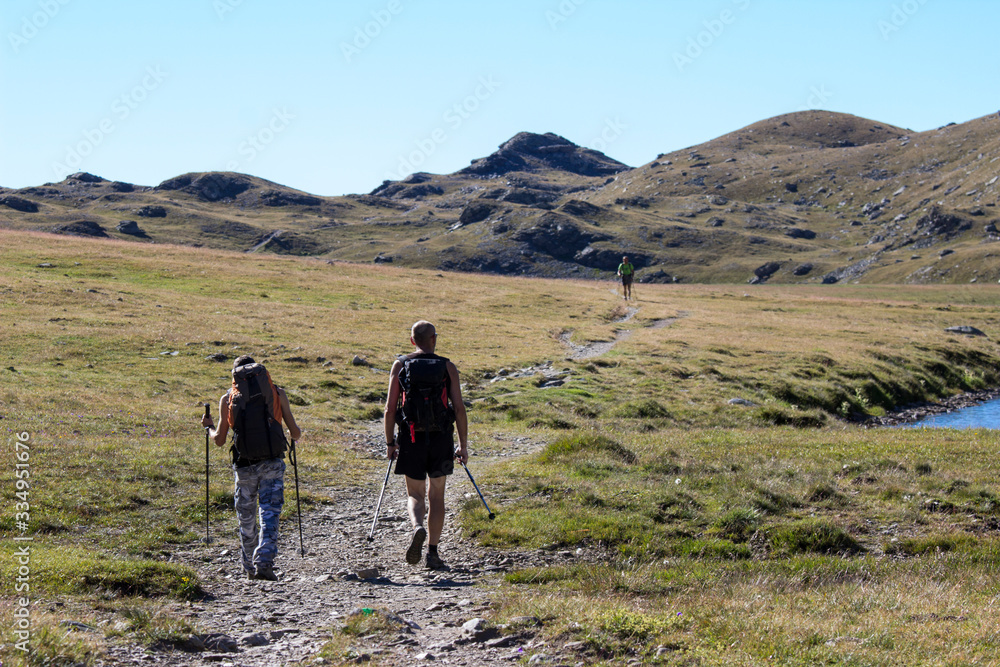 Trekking from piccolo Moncenisio to Vaccarone