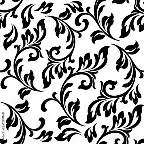 Vector Vintage Baroque card. Vector Ornamental frame.