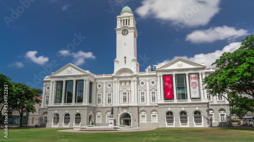Photography The Victoria Theatre and Concert Hall is a performing arts center in the Central Area of Singapore timelapse hyperlapse