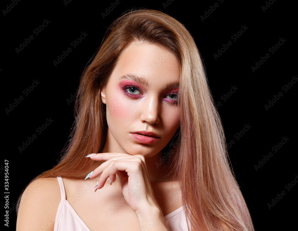 beauty portrait of a young beautiful woman beauty portrait of a young beautiful woman