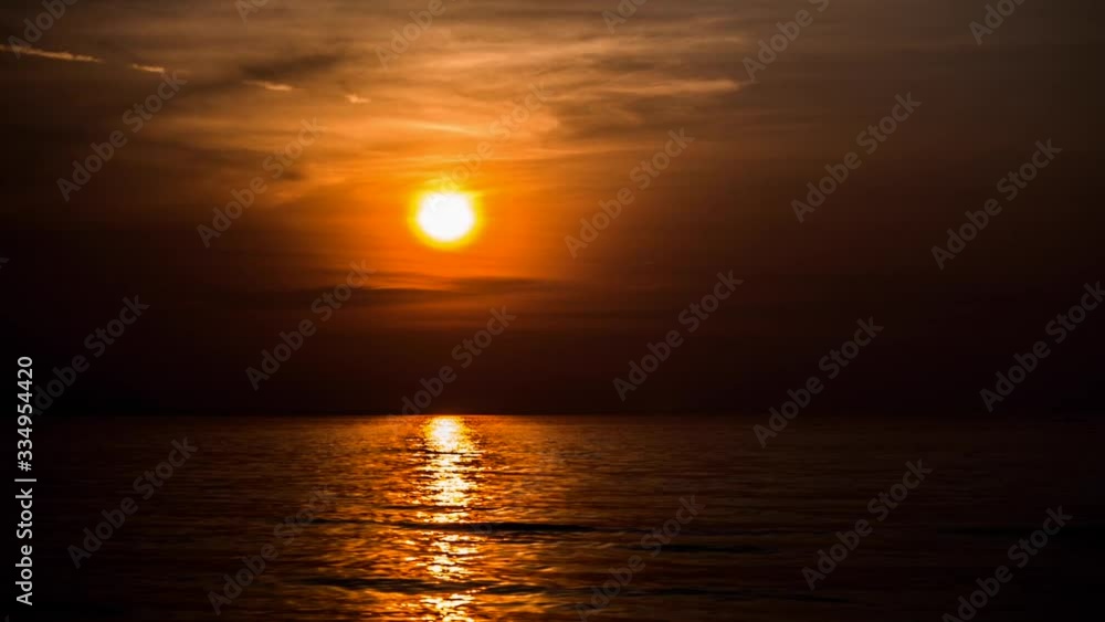 Beach Sunset Timelapse on a Beautiful Summer Day Beach Sunset Timelapse on a Beautiful Summer Day