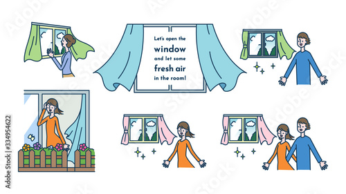 open the window
