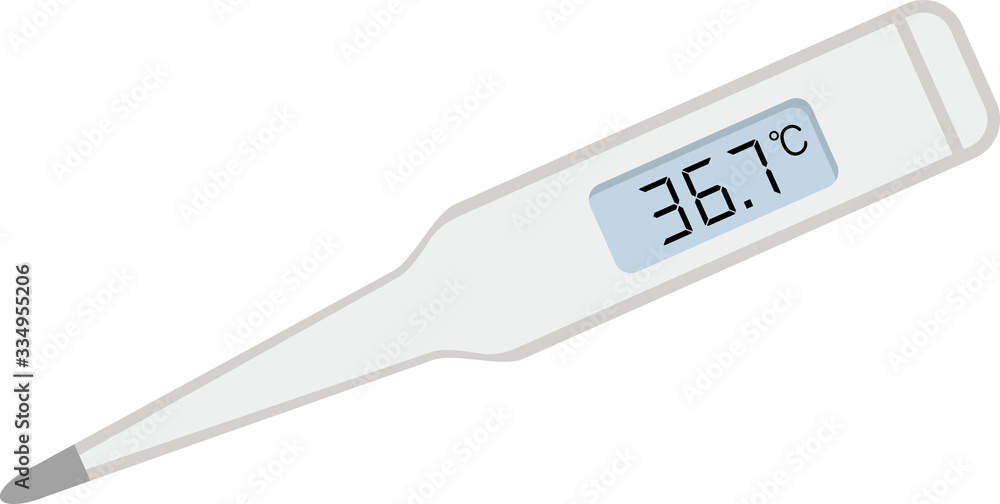 平熱の体温計のイメージイラスト 36 7 Stock Vector Adobe Stock