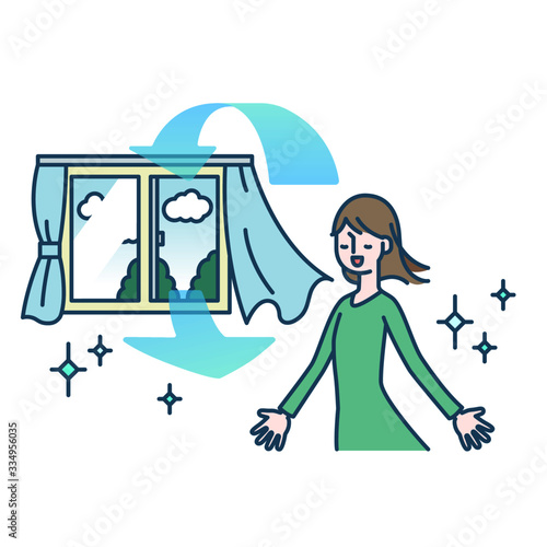 open the window