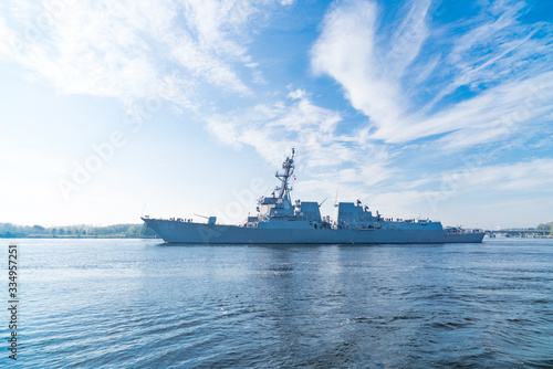 large military vessel photo