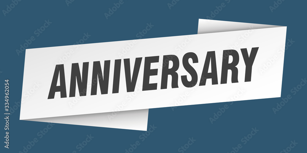 anniversary banner template. anniversary ribbon label sign