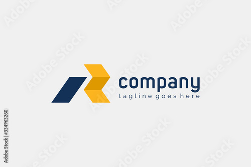 Free Download Geometric Origami Arrows Initial Letter R Logo. Usable for Business, Real Estate, Architecture and Building Logos. Flat Vector Logo Design Template Element. - GFXLoad