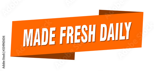 Cuadro en lienzo made fresh daily banner template