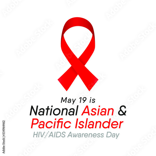 Vector illustration on the theme of National Asian and Pacific islander HIV and AIDS awareness day observed each year on May 19th.