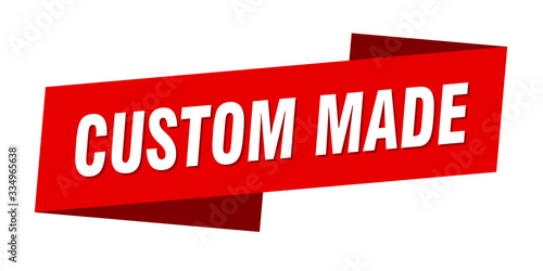 custom made banner template. custom made ribbon label sign