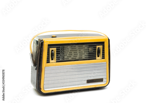 retro radio isolated