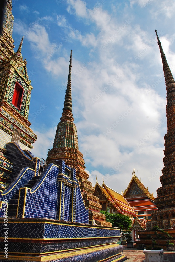 Wat Pho Wat Phra Chetuphon temple, Bangkok Thailand. Wat Pho Wat Phra Chetuphon temple, Bangkok Thailand.