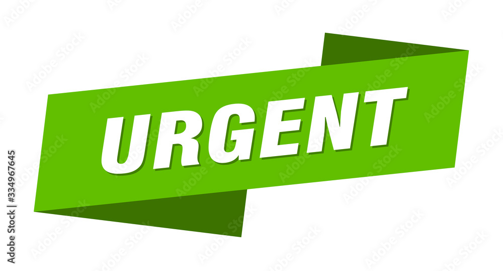urgent banner template. urgent ribbon label sign urgent banner template. urgent ribbon label sign