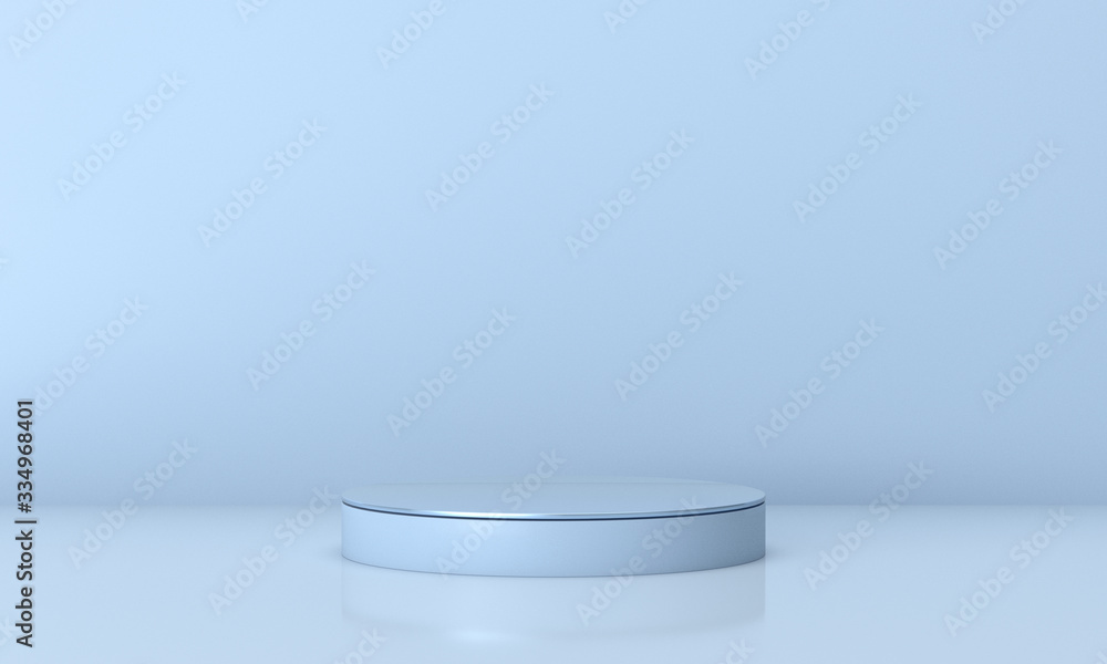 3D rendering of the blue geometric space background. 3D rendering of the blue geometric space background.