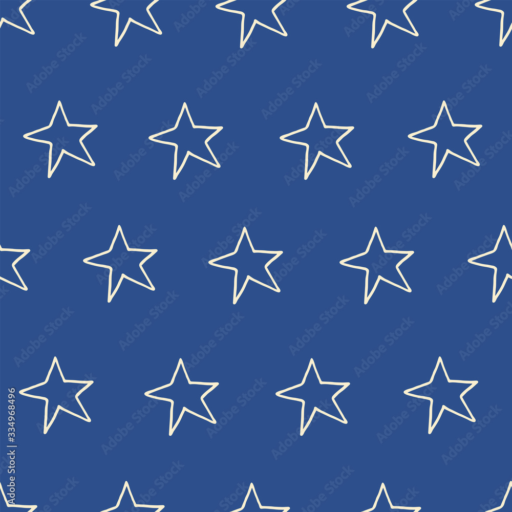 Obraz premium Seamless vector pattern of abstract shapes.