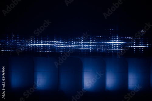 Photography Abstract scientific background with diffraction effect