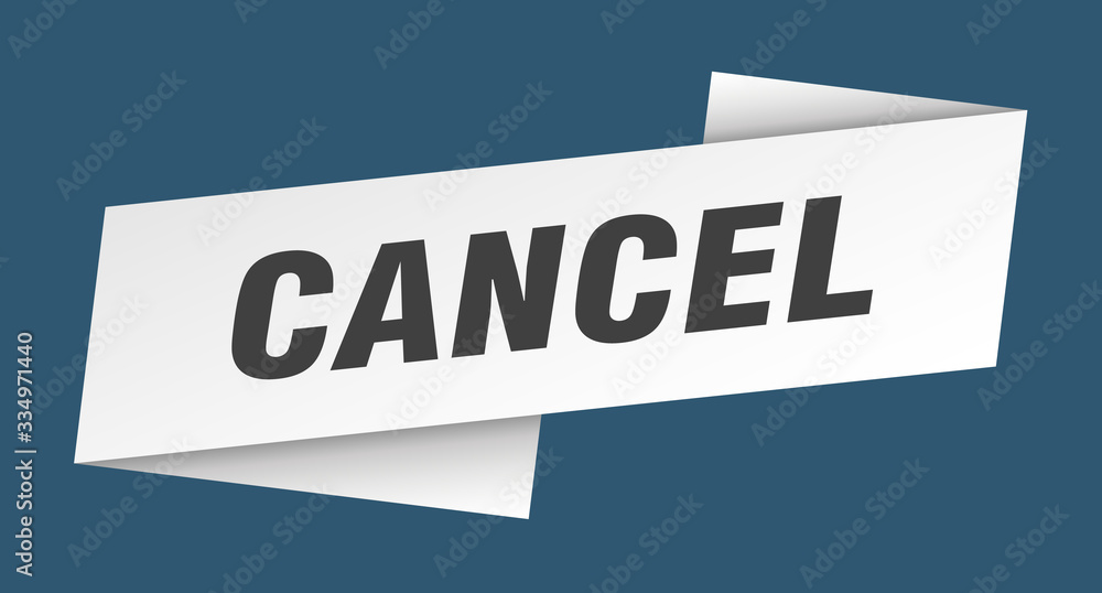 cancel banner template. cancel ribbon label sign cancel banner template. cancel ribbon label sign
