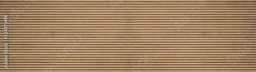Brown corrugated wood texture background banner panorama © Corri Seizinger