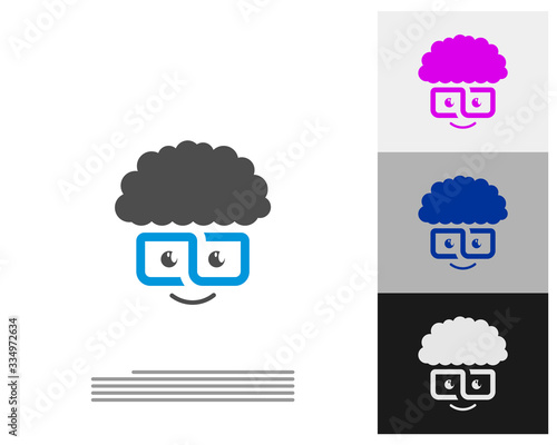 Geek Infinity logo vector template, Creative Geek logo design concept