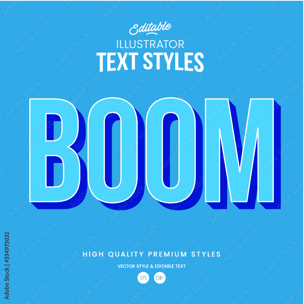 modern abstract text effect editable graphic style