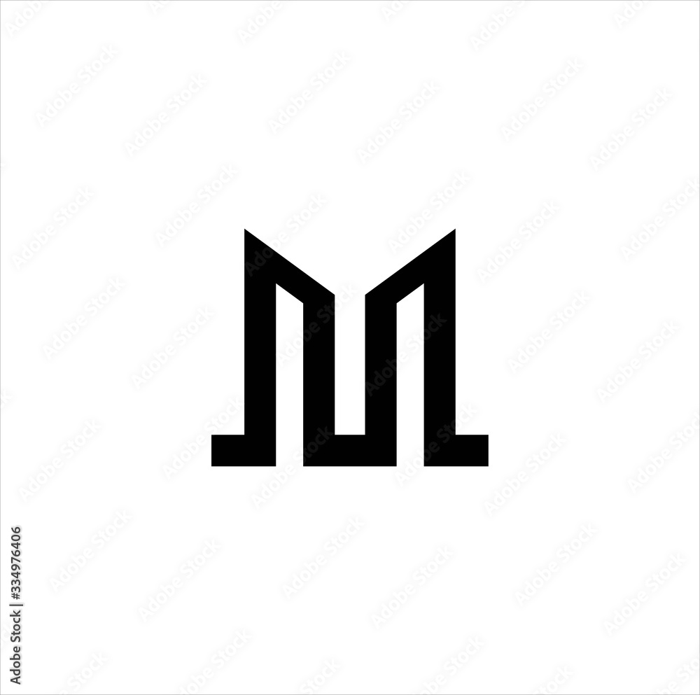 Simple line house logo, icon. Abstract Simple line house logo, icon. Abstract