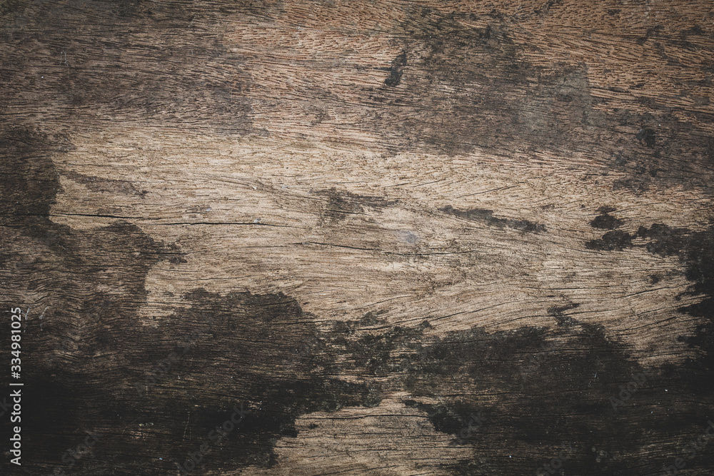 Obraz premium Textured old wooden background.