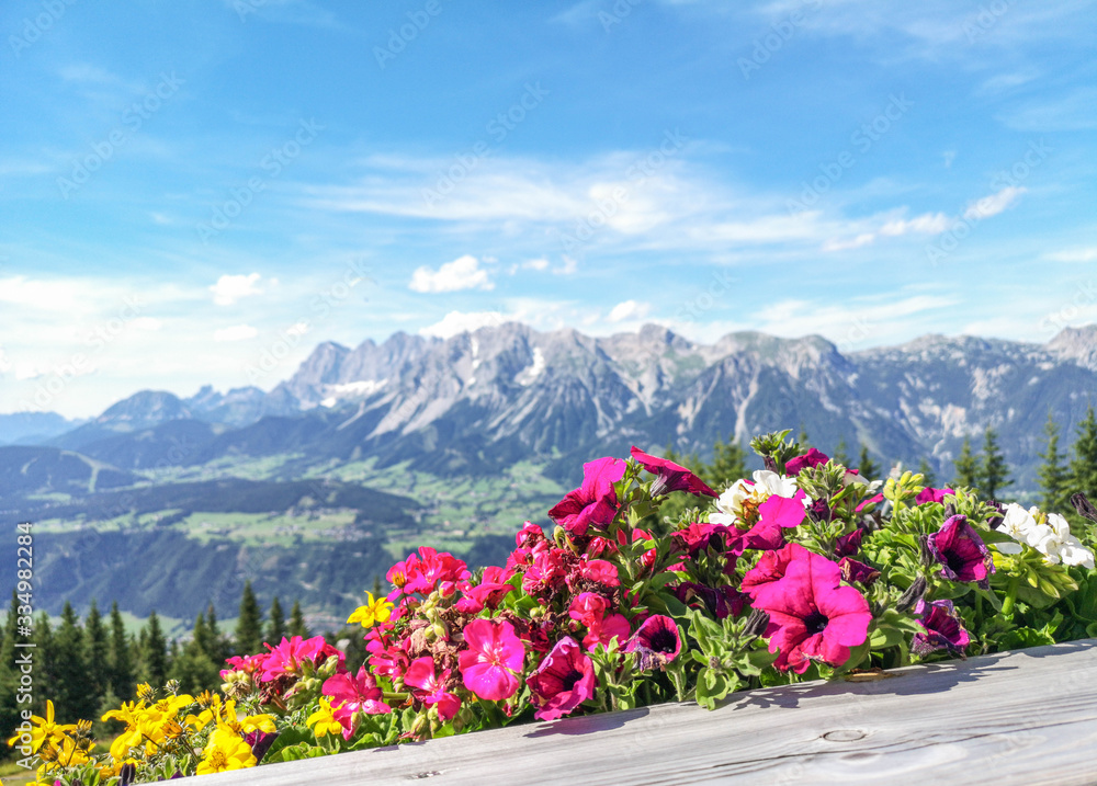Fototapeta premium Ennstal Schladming Dachstein Steiermark