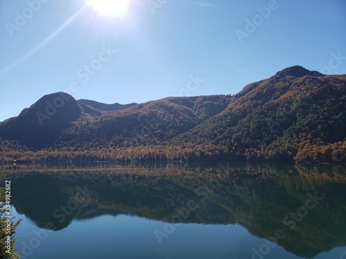 lake in the mountains