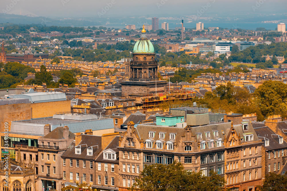 Edinburgh Scotland gothic skyline 
