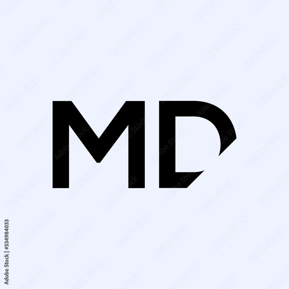 Initial MD letter Logo vector Template. Abstract Letter MD logo Design. Minimalist Linked Letter Trendy Business Logo Design Vector Template. Initial MD letter Logo vector Template. Abstract Letter MD logo Design. Minimalist Linked Letter Trendy Business Logo Design Vector Template.