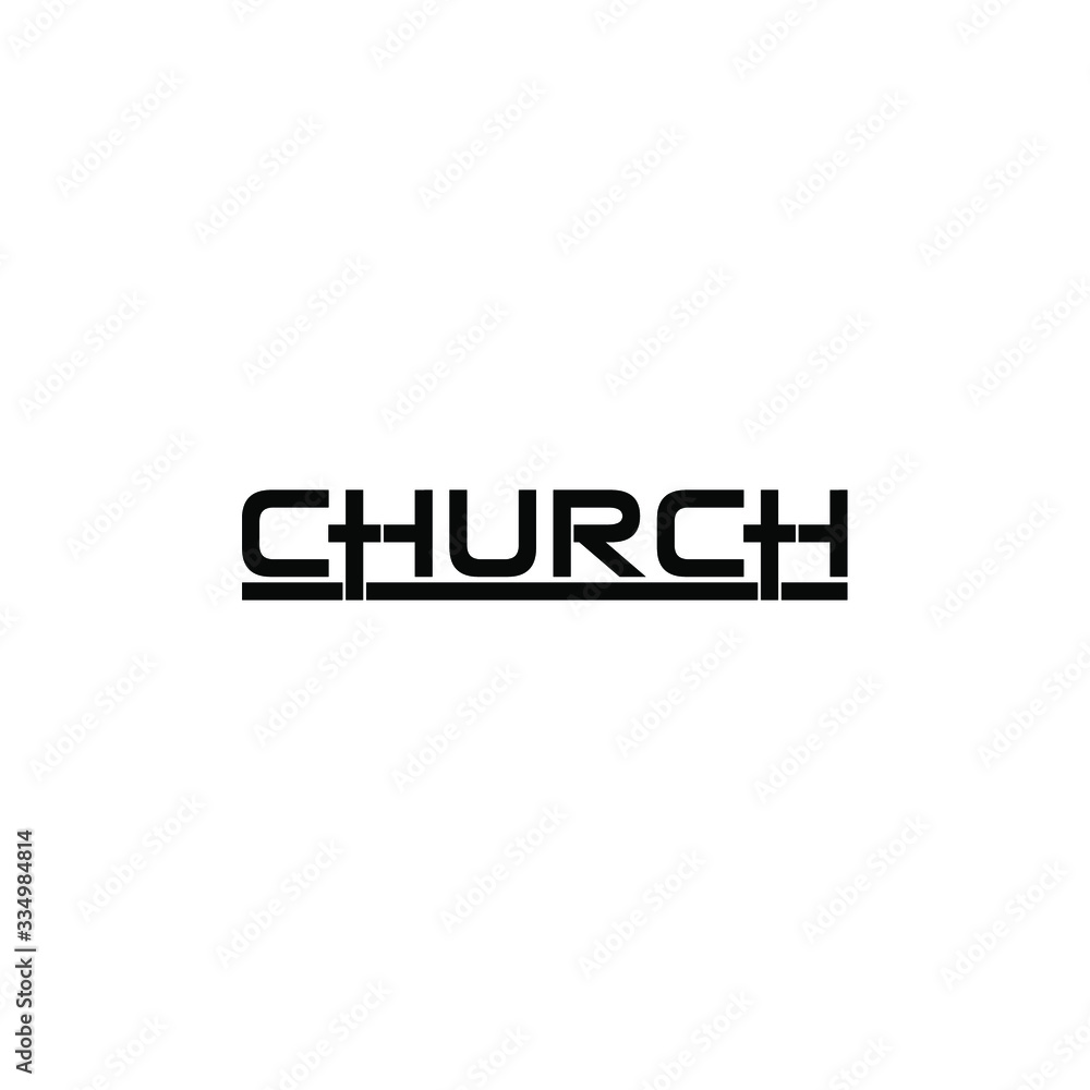church letter original monogram logo design church letter original monogram logo design