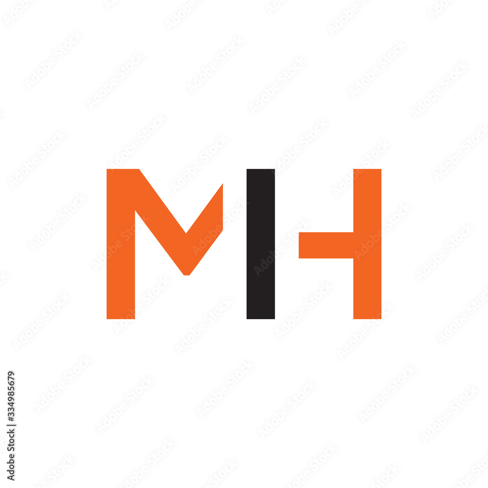 Initial MH letter Logo vector Template. Abstract Letter MH logo Design. Minimalist Linked Letter Trendy Business Logo Design Vector Template. Initial MH letter Logo vector Template. Abstract Letter MH logo Design. Minimalist Linked Letter Trendy Business Logo Design Vector Template.