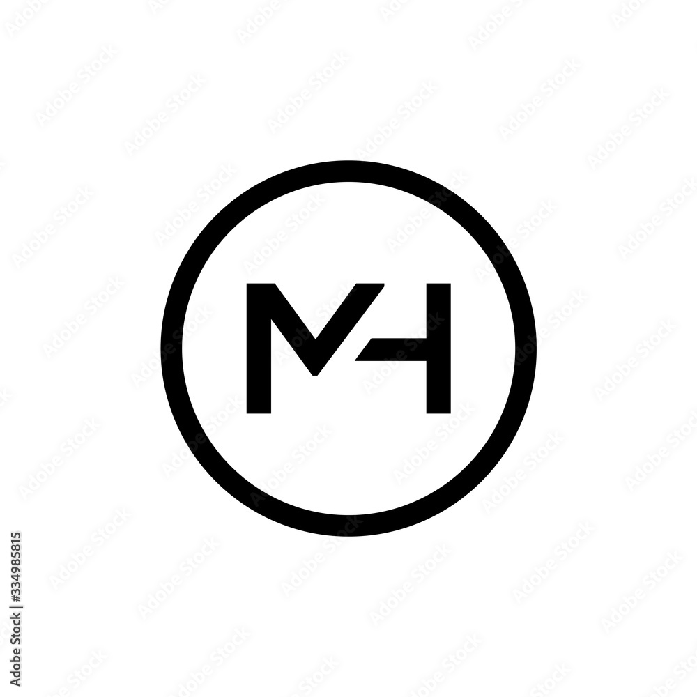 Initial MH letter Logo vector Template. Abstract Letter MH logo Design. Minimalist Linked Letter Trendy Business Logo Design Vector Template. Initial MH letter Logo vector Template. Abstract Letter MH logo Design. Minimalist Linked Letter Trendy Business Logo Design Vector Template.