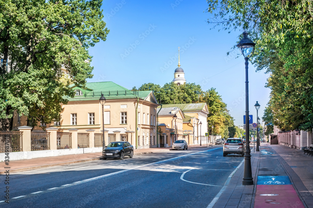 Большая Никитская улица View of the bell tower  from Bolshaya Nikitskaya Street