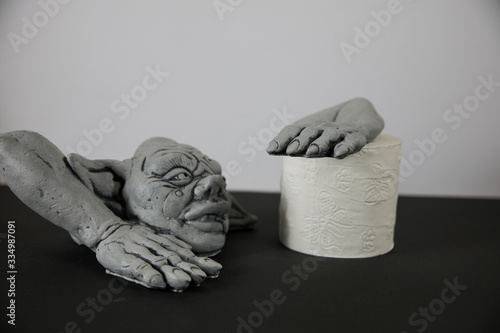 skull toilet paper