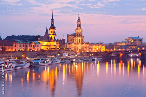 Dresden am Abend, Deutschland
