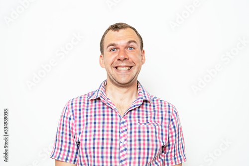 Man smiling