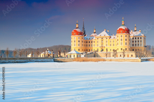 Schloss Moritzburg bei Dresden  Deutschland