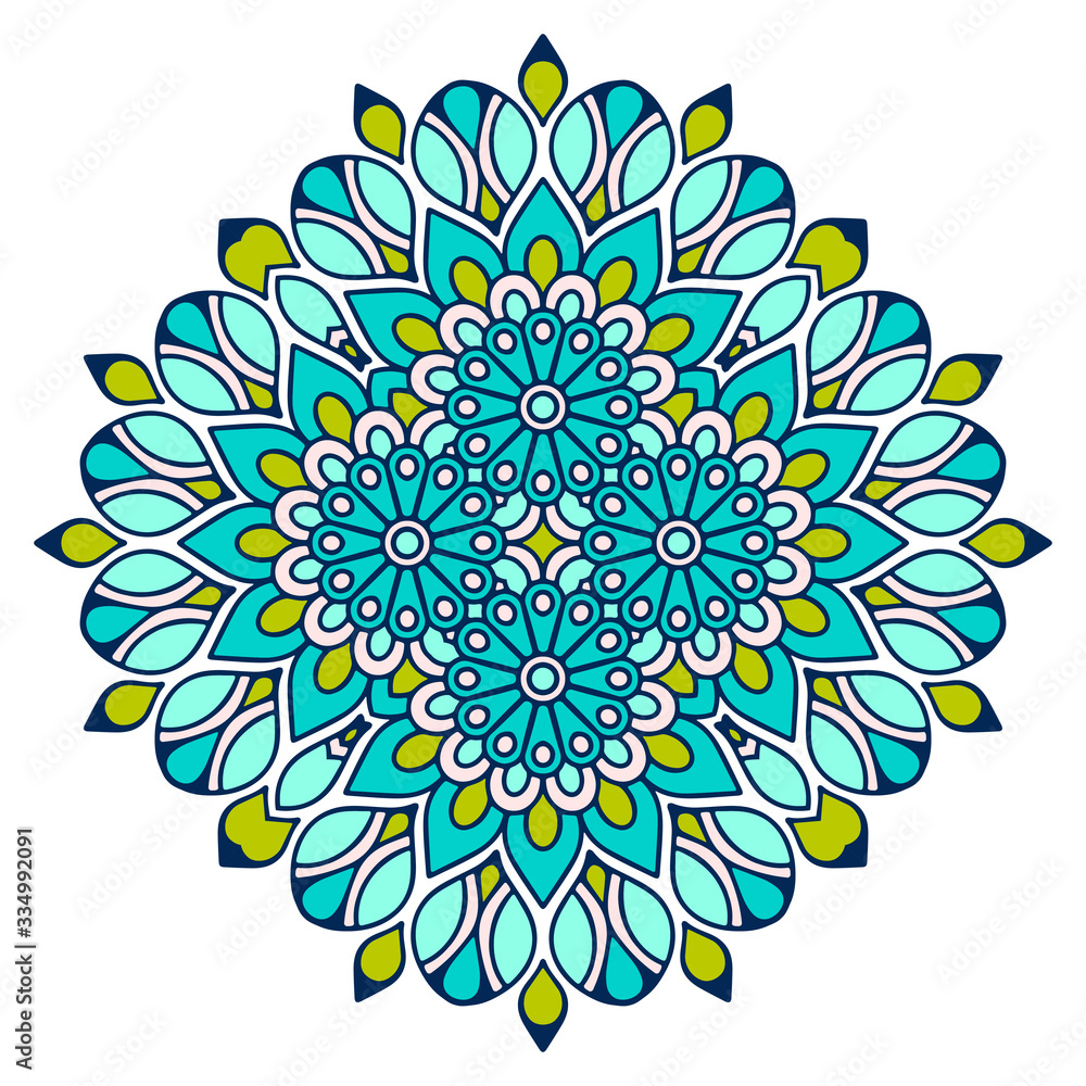 Mandala. Ethnic decorative elements Mandala. Ethnic decorative elements