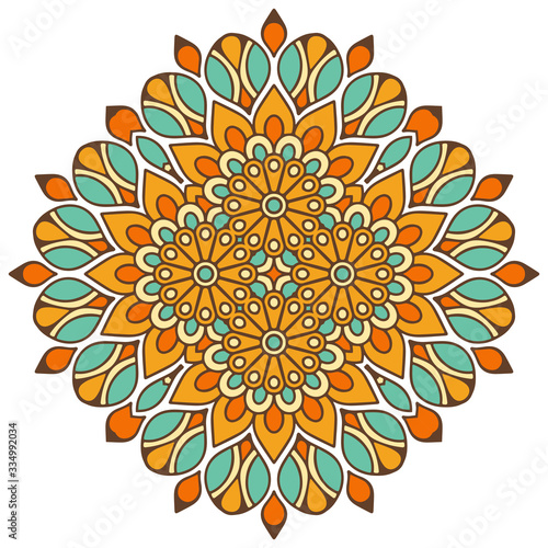 Mandala. Ethnic decorative elements