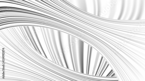 Grey and white abstract background vector, cover design template, Silver Curve vector, business flyer layout, wallpaper.