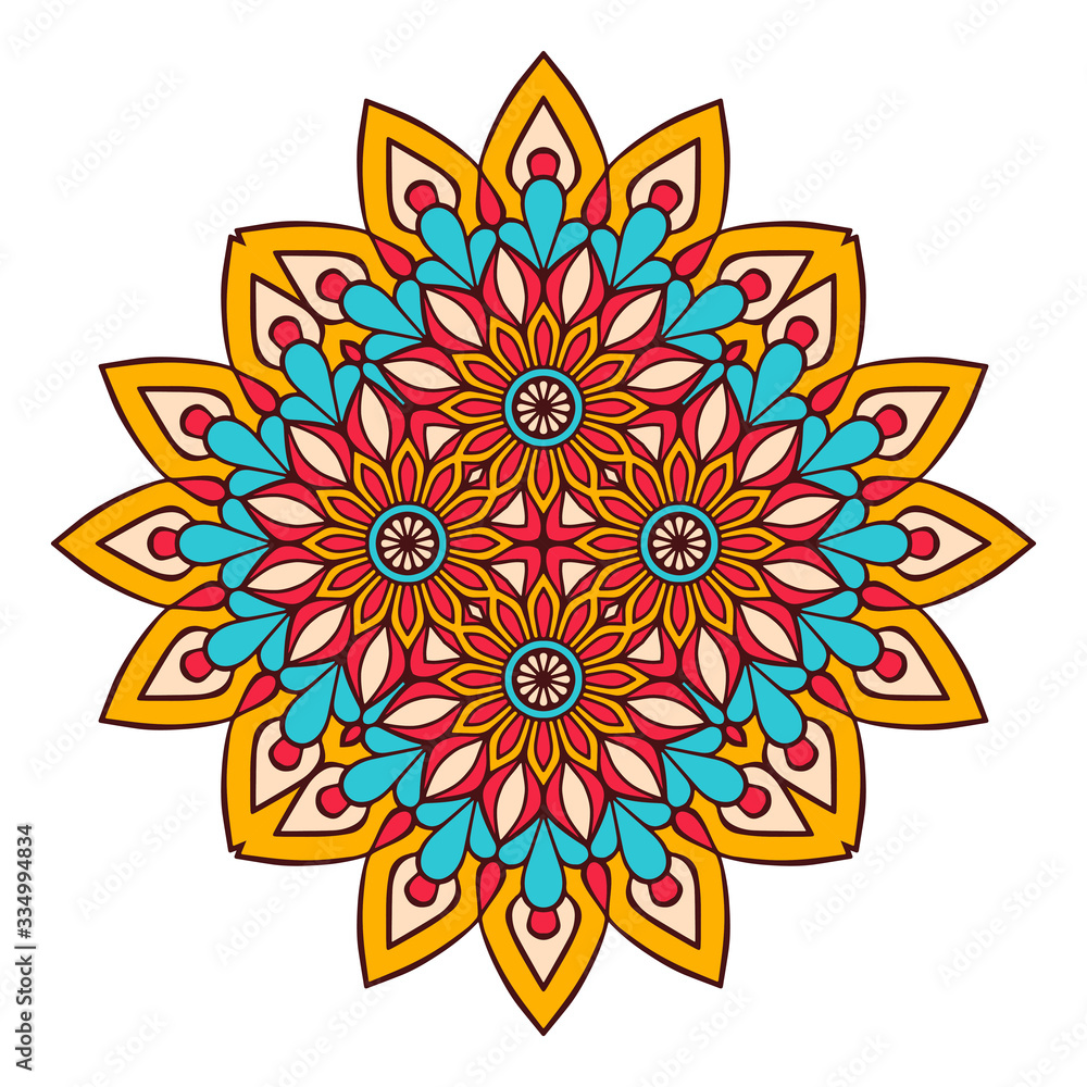 Mandala. Ethnic decorative elements Mandala. Ethnic decorative elements