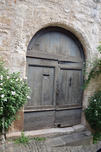 Vieille porte en bois 