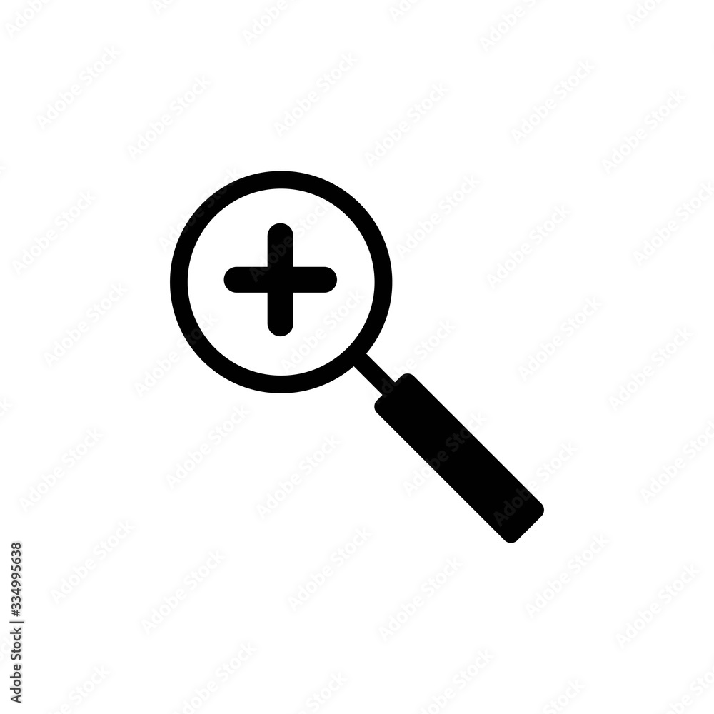 magnifying glass icon vector design magnifying glass icon vector design