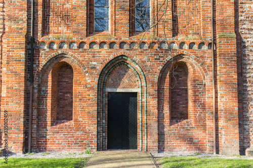 Wallpaper Mural Entrance to the historic Nicolai church in Appingedam, Netherlands Torontodigital.ca
