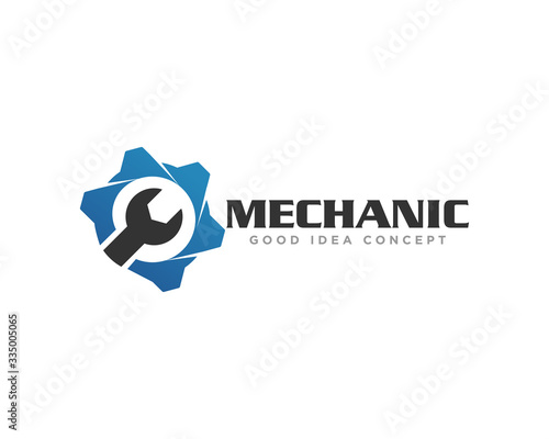 Automotive and Mechanic Logo Icon Design Vector